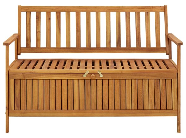 Garden Storage Bench 120 cm Solid Acacia Wood