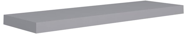 Floating Wall Shelf Grey 80x23.5x3.8 cm MDF