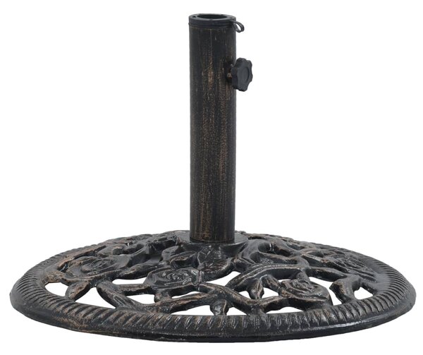 Umbrella Base Bronze 12 kg 48 cm Cast Iron