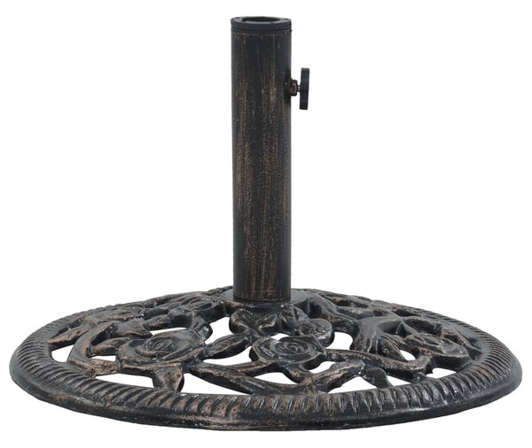 Umbrella Base Bronze 12 kg 48 cm Cast Iron