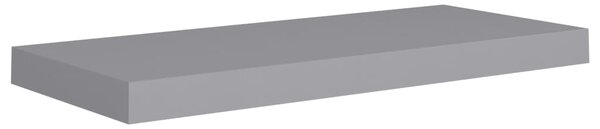 Floating Wall Shelf Grey 60x23.5x3.8 cm MDF