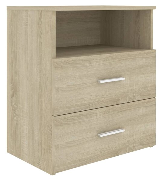 Bed Cabinet Sonoma Oak 50x32x60 cm