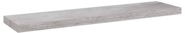 Floating Wall Shelf Concrete Grey 90x23.5x3.8 cm MDF