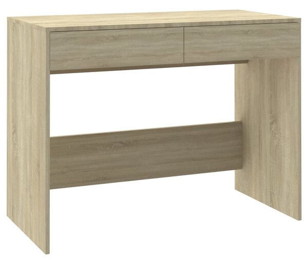 Desk Sonoma Oak 101x50x76.5 cm Engineered Wood