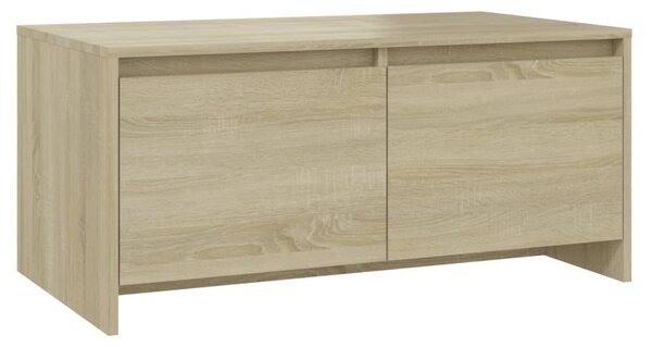 Coffee Table Sonoma Oak 90x50x41.5 cm Engineered Wood