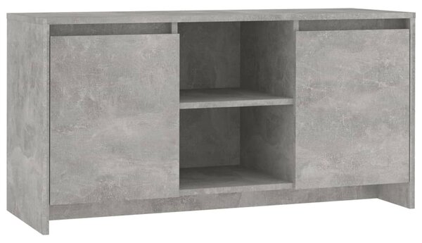 TV Cabinet Concrete Grey 102x37.5x52.5 cm Engineered Wood