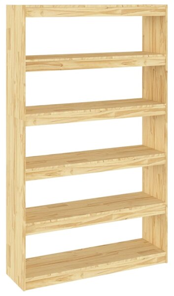 Book Cabinet/Room Divider 100x30x167.5 cm Solid Pinewood