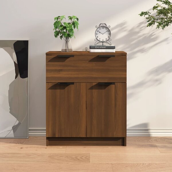 Sideboard Brown Oak 60x30x70 cm Engineered Wood