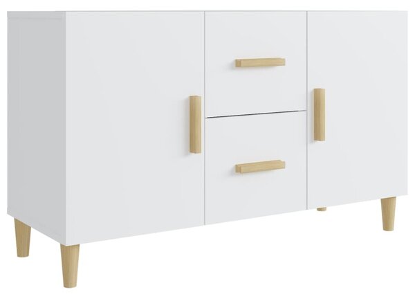 Sideboard White 100x36x60 cm Engineered Wood