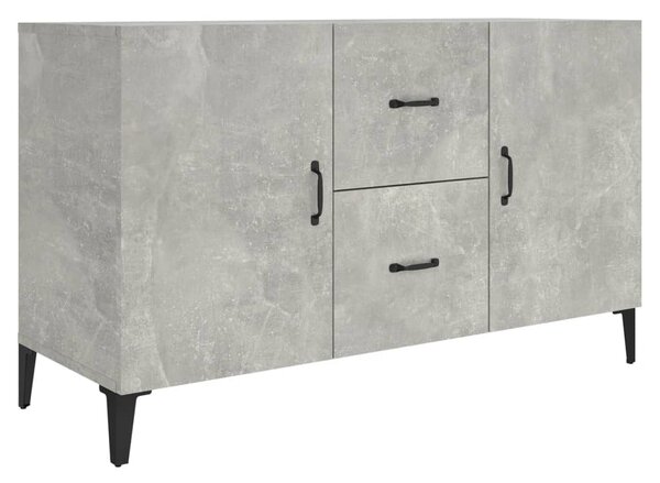 Sideboard Concrete Grey 100x36x60 cm Engineered Wood