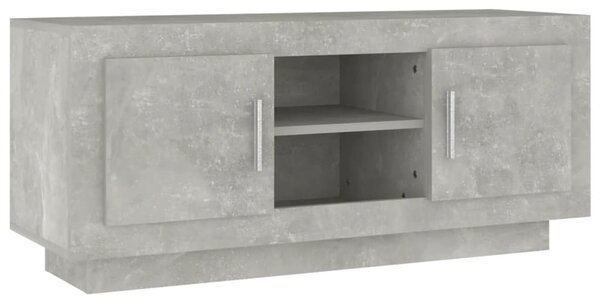 TV Cabinet Concrete Grey 102x35x45 cm Engineered Wood