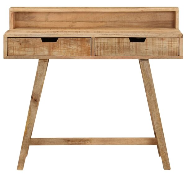 Desk 100x45x90 cm Solid Rough Mango Wood