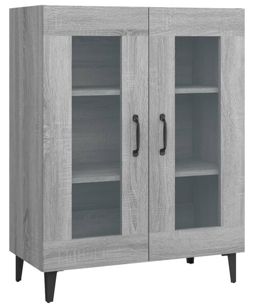 Sideboard Grey Sonoma 69.5x34x90 cm Engineered Wood