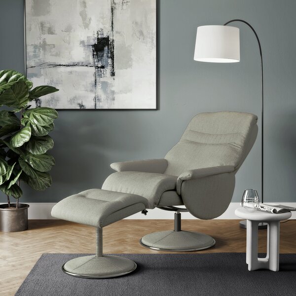 Wickford Chrome Base Swivel Chair