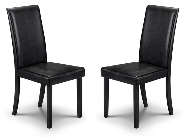 Hudson Set Of 2 Dining Chairs Black