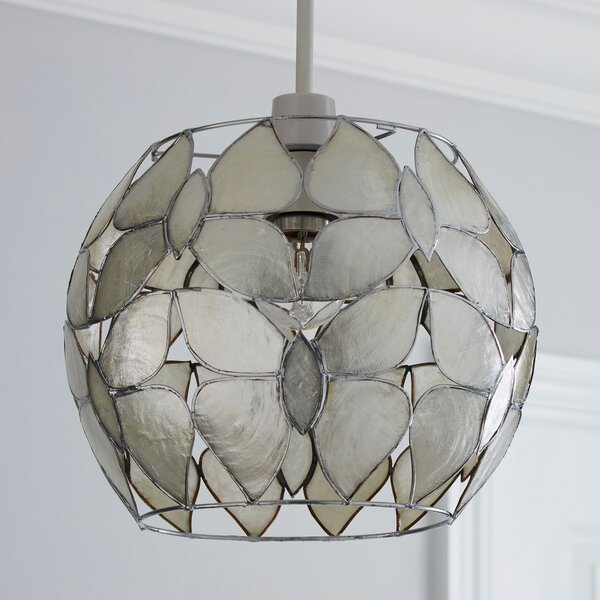 Butterfly Capiz Easy Fit Pendant Shade