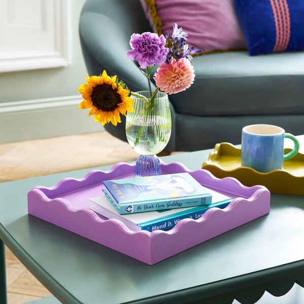 Sophie Robinson Set of 2 Wavy Edge Trays