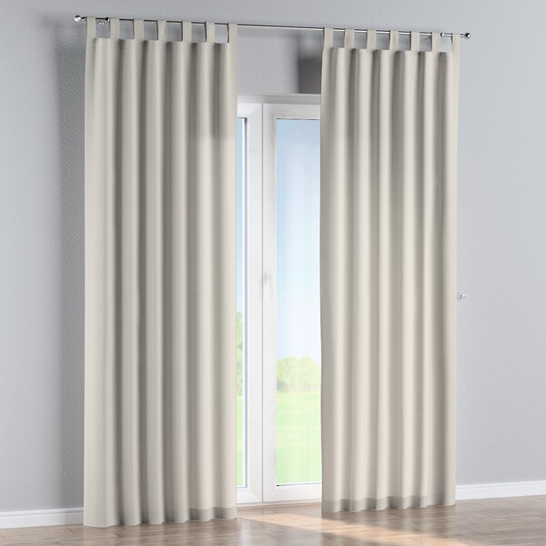 Tab top curtain