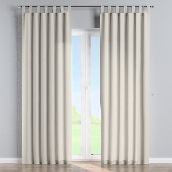 Tab top curtain