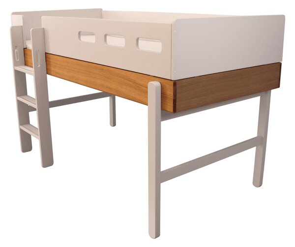 FLEXA Popsicle high bed Oak Cream