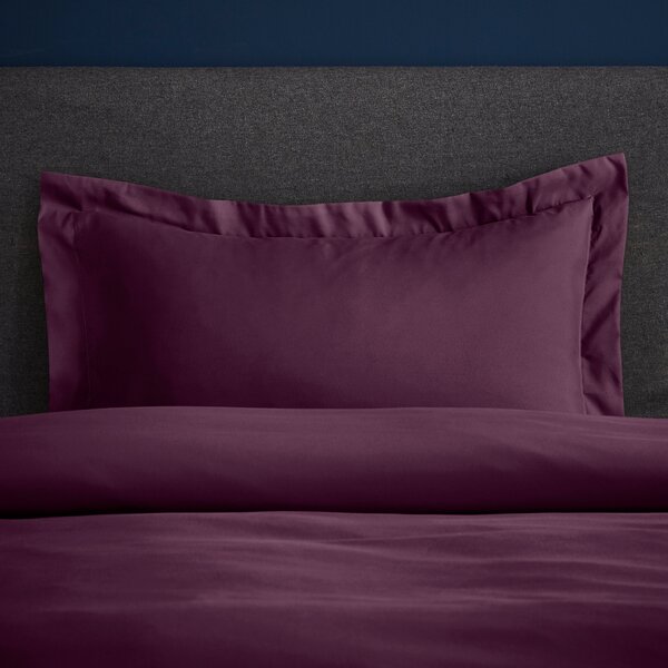 Fogarty Soft Touch Oxford Pillowcase Plum Purple
