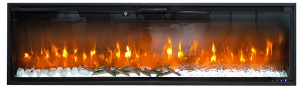 Wall Mounted Electric Fires, Free Standing, Incorporated ElectricSun VERSALYS XXL, with Sound Effect, 10 Colour, with APP, L200xH41x15cm
