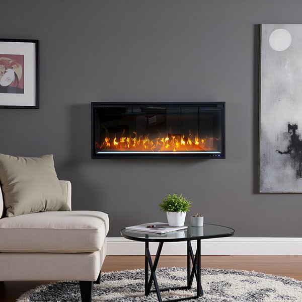 Wall Mounted Electric Fires, Free Standing, Incorporated ElectricSun VERSALYS XS, with Sound Effect, 10 Colour, with APP, L100xH41x15cm