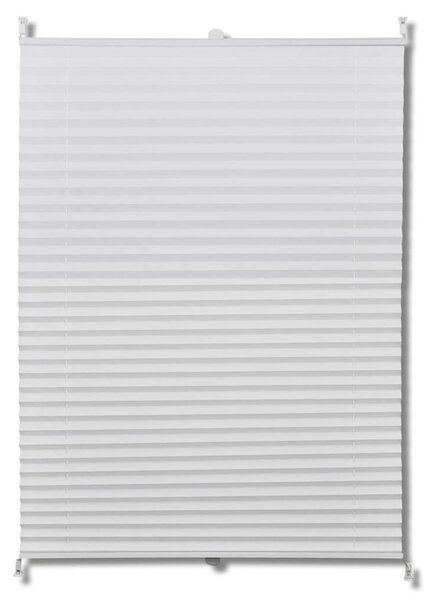 Plisse Blind 50x100cm White Pleated Blind