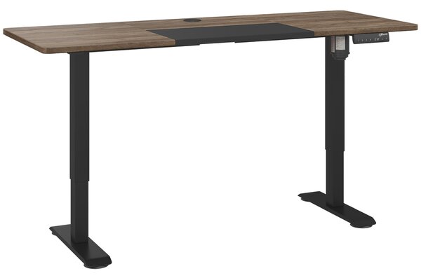 Vinsetto Height Adjustable Electric Standing Desk with 4 Automatic Memory Preset 140cm x 70cm Tabletop Stand Up Desk for Home Office Aosom UK
