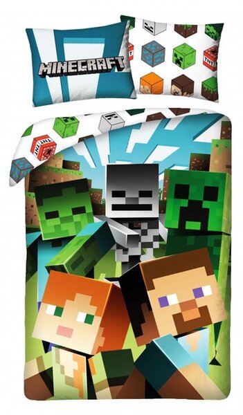 Bed sheets Minecraft - Alex and Steve