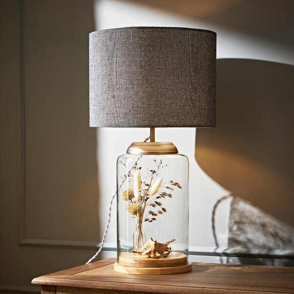 Natural History Museum Table Lamp Grey