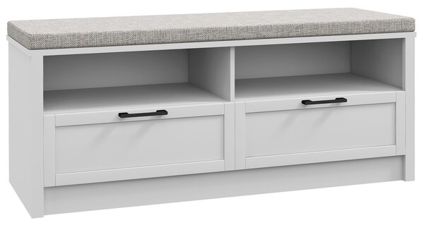HOMCOM Entryway Bench: Padded Seating with Storage Drawers, Hallway Organiser, Beige Aosom UK