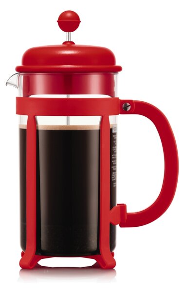 Bodum Java 8 Cup French Coffee Press, 1L Red