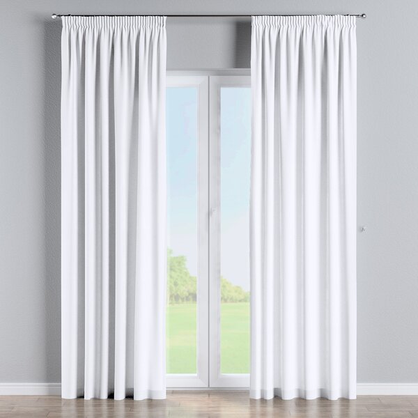 Pencil pleat curtains