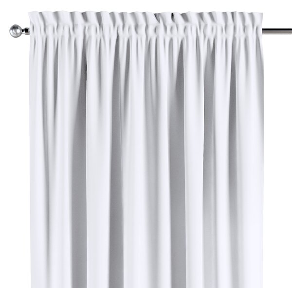 Slot and frill curtains