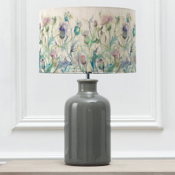 Voyage Maison Elspeth 61cm x 40cm Table Lamp Grey Damson