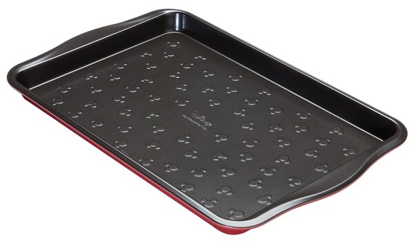 Prestige Disney Bake with Mickey Oven Tray, 10" x 15" Red