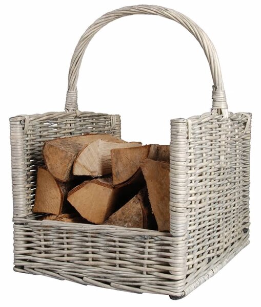 Esschert Design Firewood Basket Grey MW42