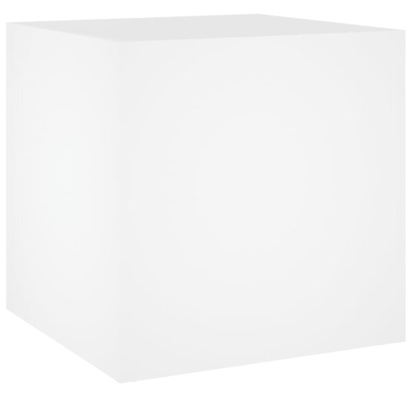 Planter Box White 40x40x40 cm Engineered Wood