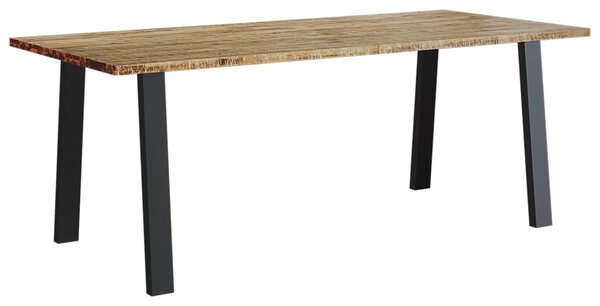 Dining Table 200x90x75 cm Solid Wood Acacia