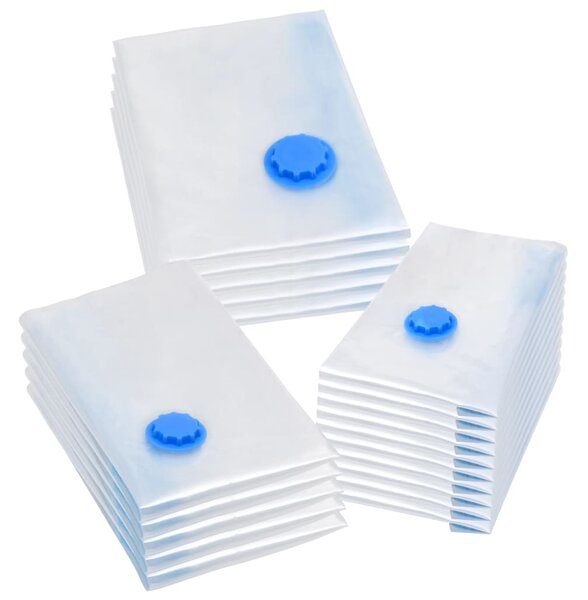 Vacuum Travel Storage Bags Clothing Bags 3 Sizes 20 pcs