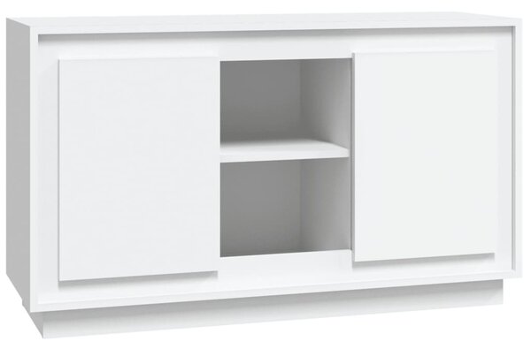 Sideboard White 102x35x60 cm Engineered Wood