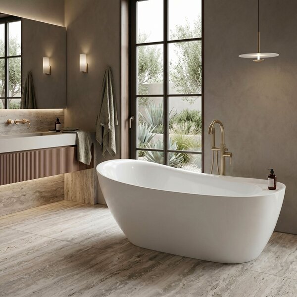Freestanding bathtub Rea Orte 180