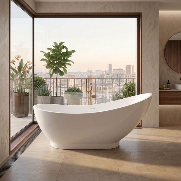 Freestanding bathtub Rea Sorento 180