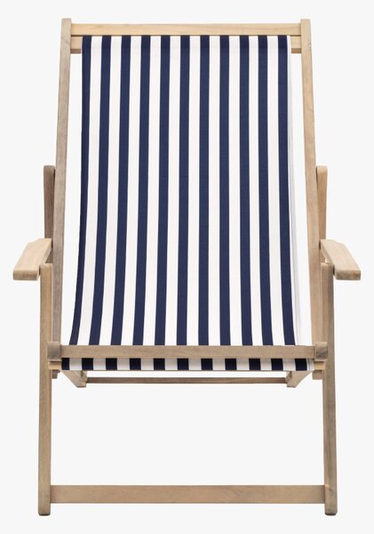 Rest-Easy Deck Chair in Navy Stripe