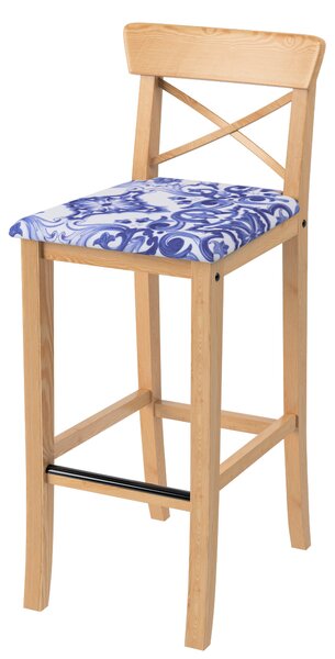 Cover for Ingolf bar chair with upholstered seat