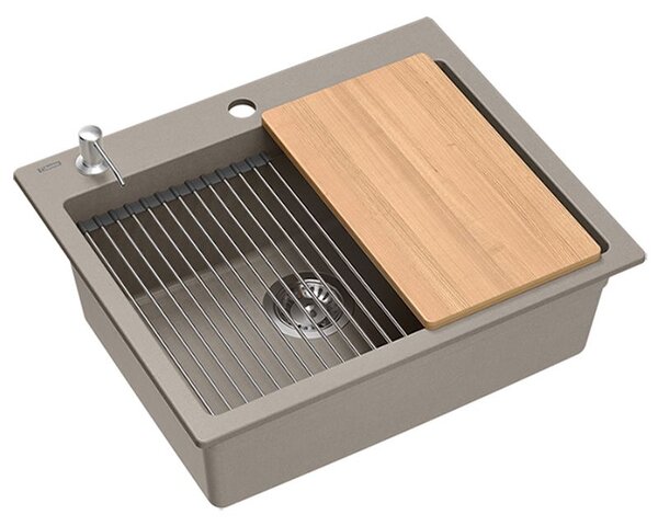 Granite sink KURT 110 WORKSTATION BEIGE