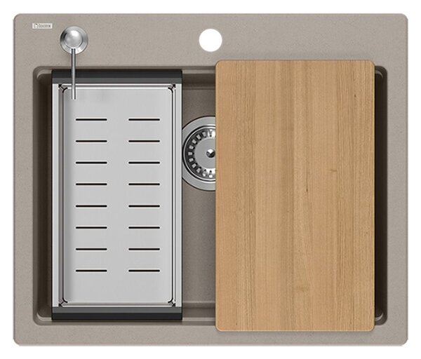 Granite sink KURT 110 WORKSTATION BEIGE