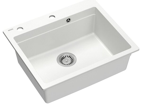 Granite sink KURT 110 WORKSTATION White