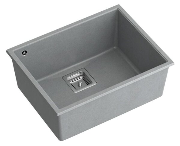 Granite sink DAVID 50 Grey Metallic